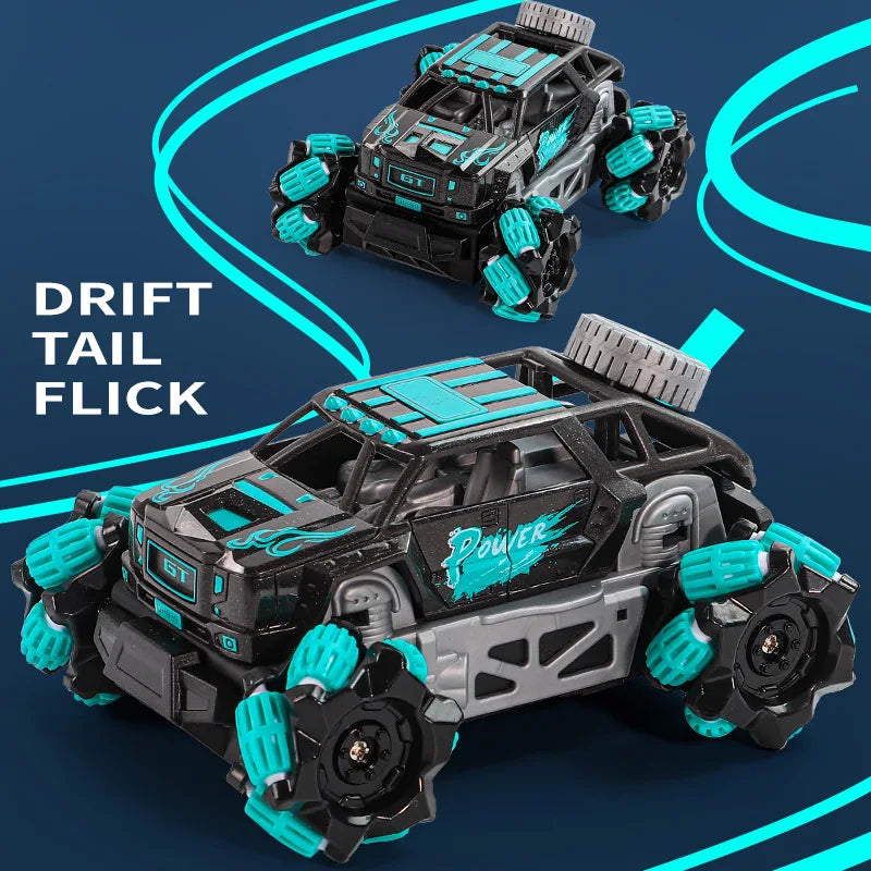 RC Car Mini Stunt Drift Car Gesture Sensing with Led Lights 2.4G Radio Remote Control Electric Toy Power Wheels Off Road Racing