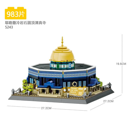 Wange Blocks World Architecture Building Bricks Castle Villa House Big Ben Church DIY Toys for Man Gifts Girl Adult Present