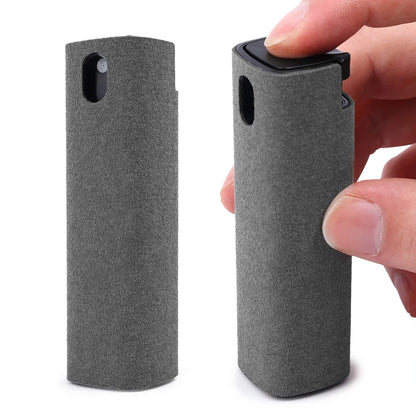 2In1 Microfiber Screen Cleaner Spray Bottle Set for Phone Ipad Screen Dust Removal Clean Cloth Wipe Iphone Cleaning Glasses Wipe