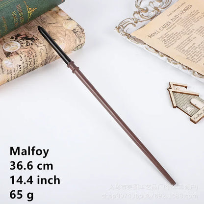 36 Styles Harry Magic Wand Resin Material Built in Steel Core Dumbledore Staff Cosplay Voldemort Props Christmas Gift Kid