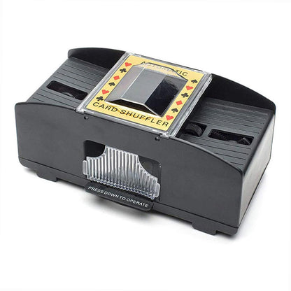 2/4/6 Decks Automatic Card Shuffler Automatic Playing Cards Shuffler Mixer Games Poker Sorter Machine Dispenser for Travel Home