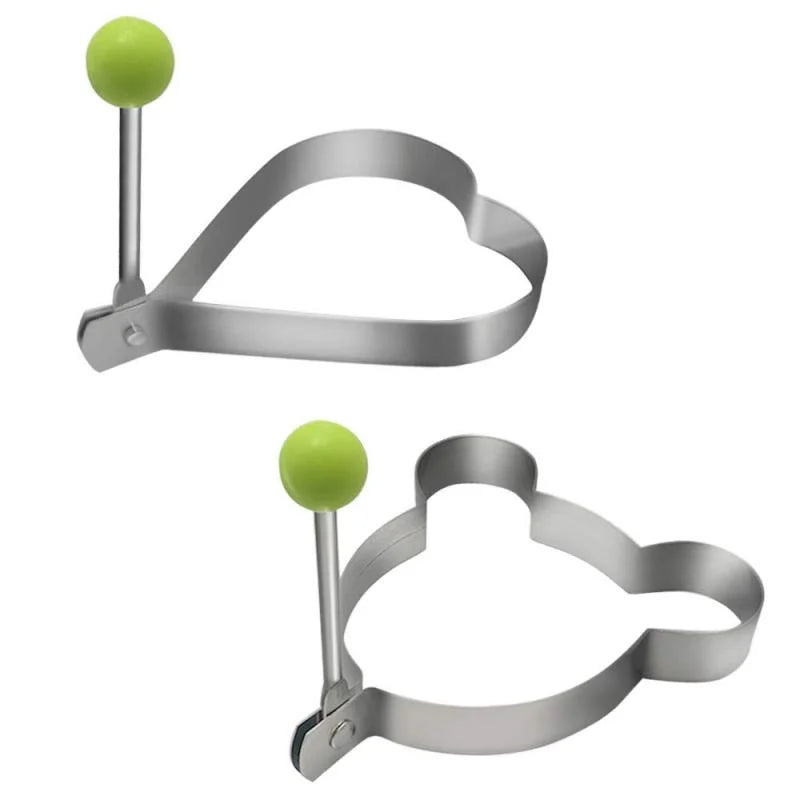 Stainless Steel 5 Style Egg Pancake Mold Egg Cooking Ring Circle Creative Decoration Kitchen Accessories Gadget Rings