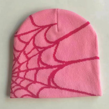 Unisex Knitting Cap Spider Men Women Luxury Beanie Caps Y2k Warm Fashion Versatile Ins Pullover Hiphop Winter Bonnet