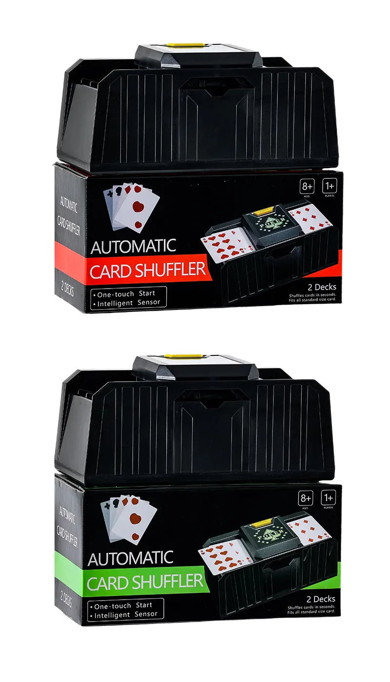 Mélangeur de cartes automatique Mélangeur de cartes de poker électrique à 2 jeux Mélangeur automatique de cartes à capteur / chronométré Machine de mélange de poker