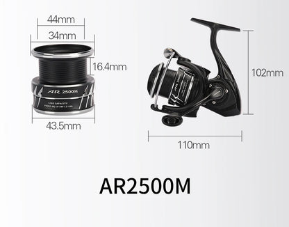 TSURINOYA NEW Spinning Fishing Reel ARTEMIS 800 1500S 2500SH 3000SH Shallow Spool Versatile Long Casting Reel High Speed Wheel