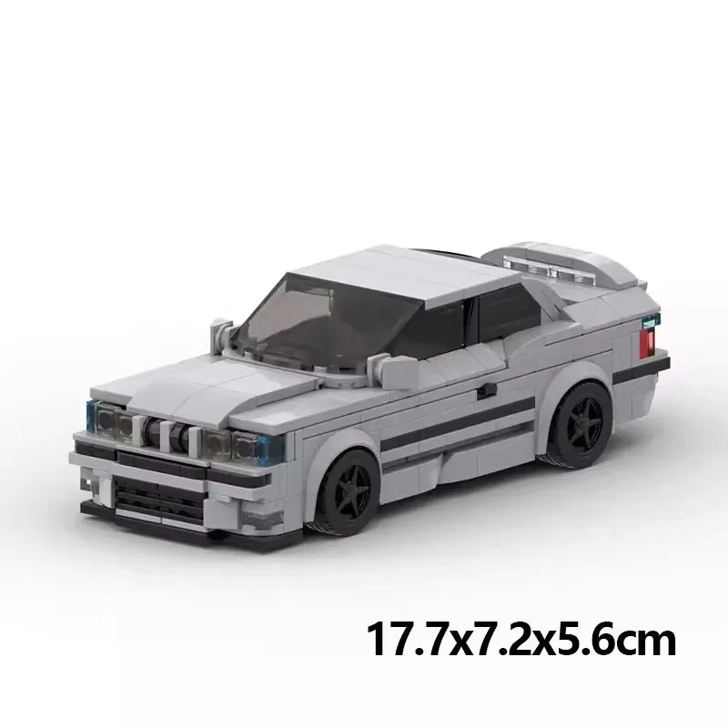 Bricklink Technical Car City Speed Champions M3 E30 E36 E46 GTR 635CSi 850CSi Vehicles Sets Building Blocks Toys Children Gift