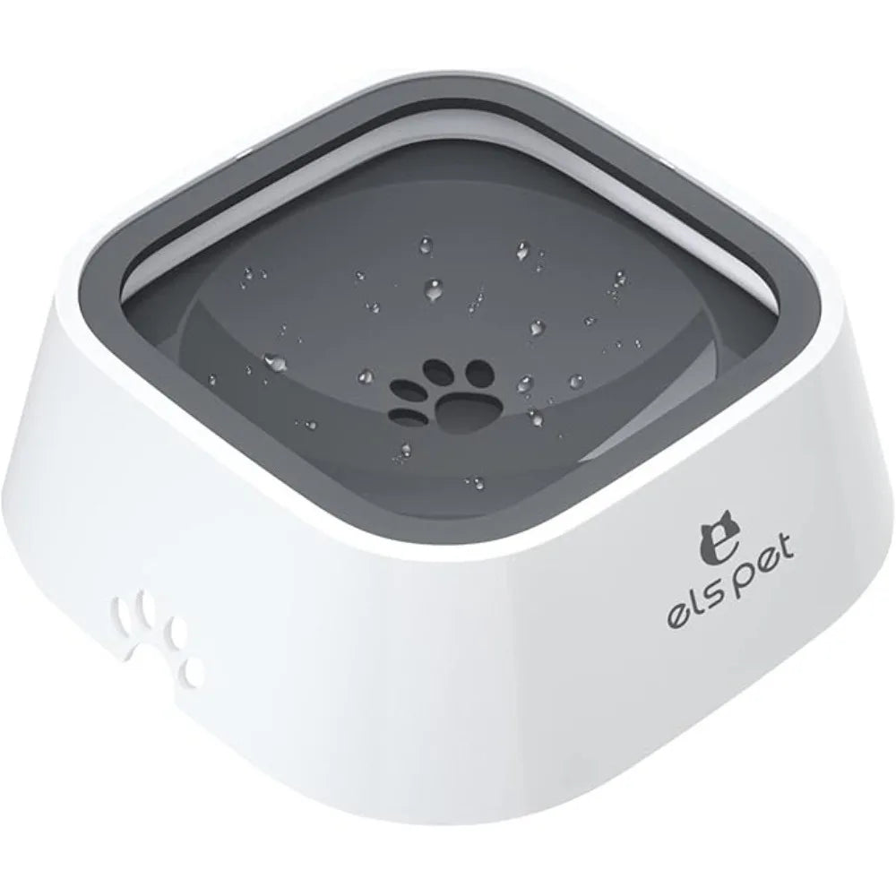 No-spill dog water bowl no-spill pet water bowl no-drip slow water feeder dog bowl non-slip pet water fountain cat slow drinker