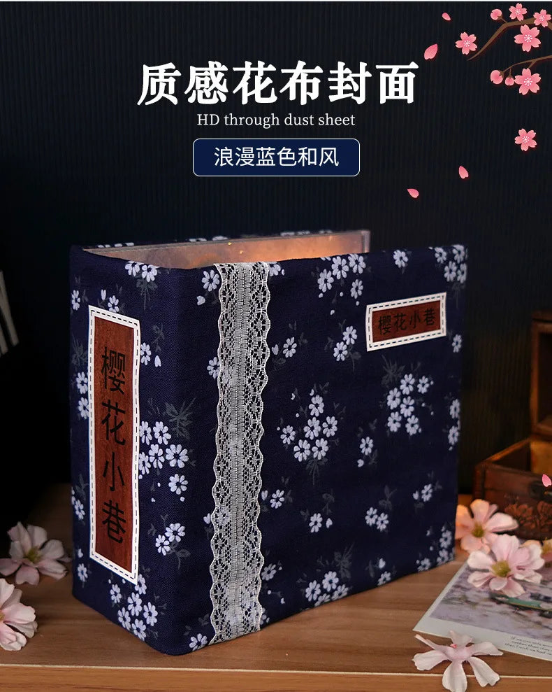 3D Wooden Puzzle DIY Book Kit Bookend Shelf Insert Alley Miniature Dollhouse Model Building Set Craft for Home Decoration P541