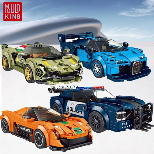 P1 Sian Roadblock Police Vehicle Vision GT Building Blocks for Adults MouldKing27001 27002 27003 27004 Model Kit Educational Toy