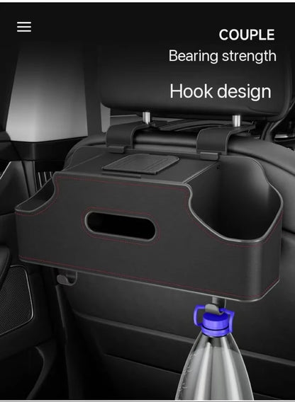 Baby Bottle Holder Car Seat Headrest Drink Cup Holder Rear Seat Kids Watching Movie Phone Holder Tissue Box Hanging Toys Hook