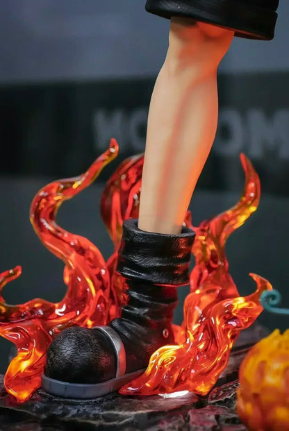70cm New One Piece Gk Fantasy Third Anniversary 1/3 Ace Super Hugetrendy Statue Anime Decoration Christmas Collect Figures Gift