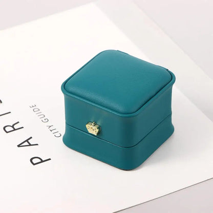 Package Case Wedding Ring Box Birthday Crown Buckle Storage Gift Box Lover Ring Box Storage Case Gift Boxes Jewelry Display