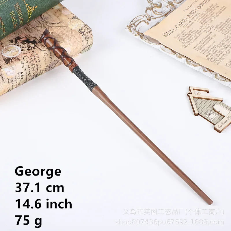 36 Styles Harry Magic Wand Resin Material Built in Steel Core Dumbledore Staff Cosplay Voldemort Props Christmas Gift Kid
