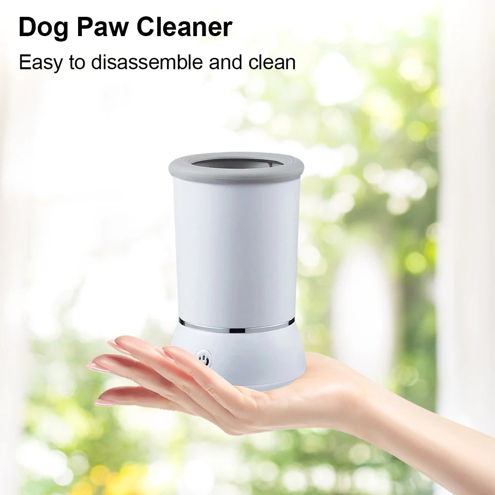 Limpiador automático de patas de perro con cepillo de silicona suave Taza para lavar las patas de las mascotas Limpiador de patas fangosas para perros y gatos