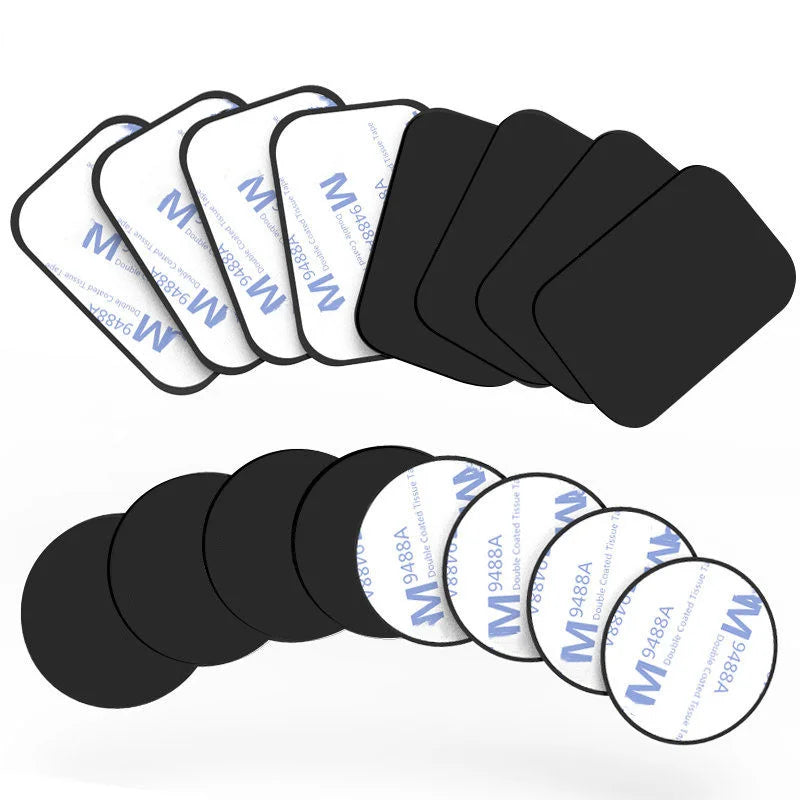 Universal Thin Metal Plate For Magnetic Car Phone Holder Iron Sheet Sticker Disk For Mobile Phone Magnet Holder Mount Stand