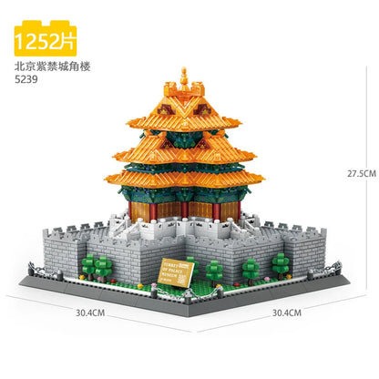 Wange Blocks World Architecture Building Bricks Castle Villa House Big Ben Church DIY Toys for Man Gifts Girl Adult Present