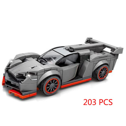 Racing Car City Speed Champions Sports Model Building Blocks DIY Bricks MOC Toy Classic Rally Super Racers Vehicle f1 technique