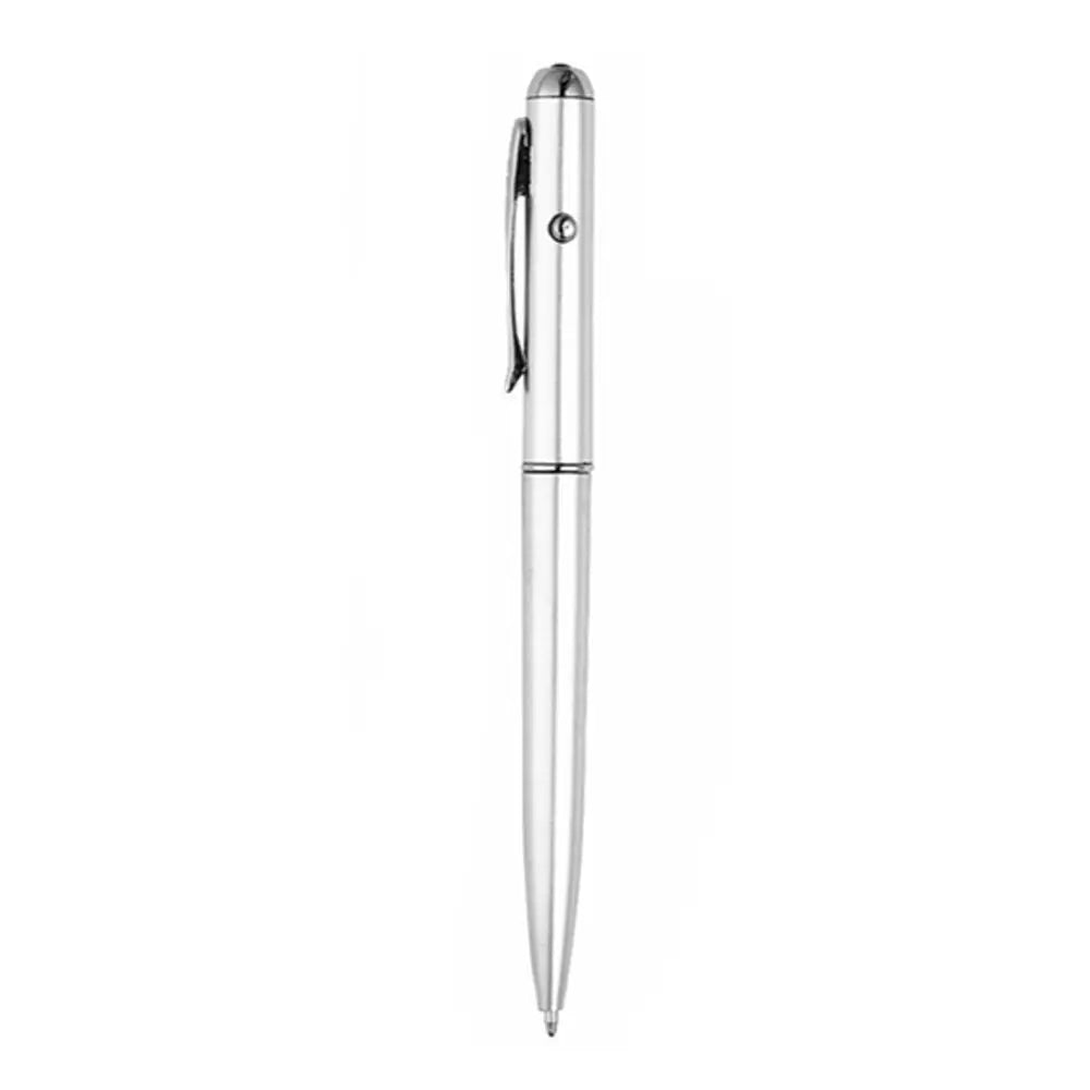 School Creative Drawing Magic Writing Silver Stationery Invisible Ink Pen UV Light Pen Ballpoint Pens Magic Secret Pen