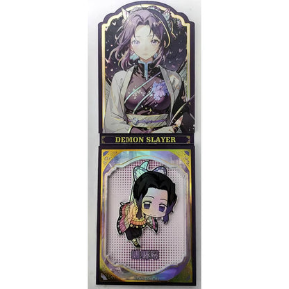Anime Demon Slayer Kamado Nezuko Tanjirou Kanroji Mitsuri Kochou Shinobu Mh Collectible Card Toys Christmas Birthday Gifts