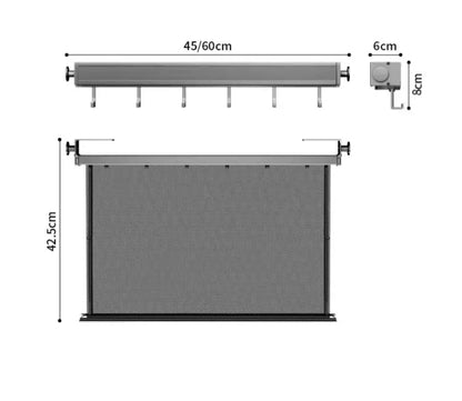 No Drill- Shelf Foldable Wall Shelves Holder Organizer Retractable Laundry Drying Storage Racks Gap Shelf For Bathroom Balcony