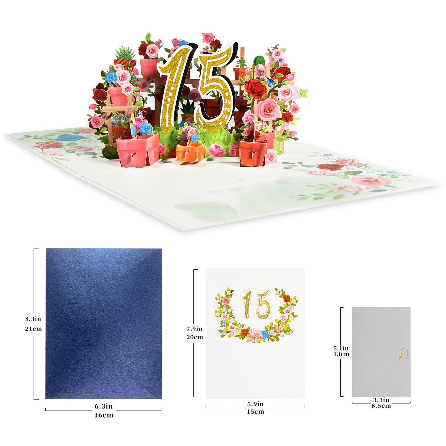Tarjeta de aniversario emergente con números 1, 10, 28, 21 y 30 en 3D para cumpleaños, bodas