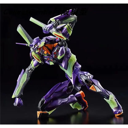 Original Genuine RG EVANGELION UNIT-00 -01 -02 -03 -04 -06 -08 Bandai Anime Model Toys Action Figure Gifts Collectible Ornaments