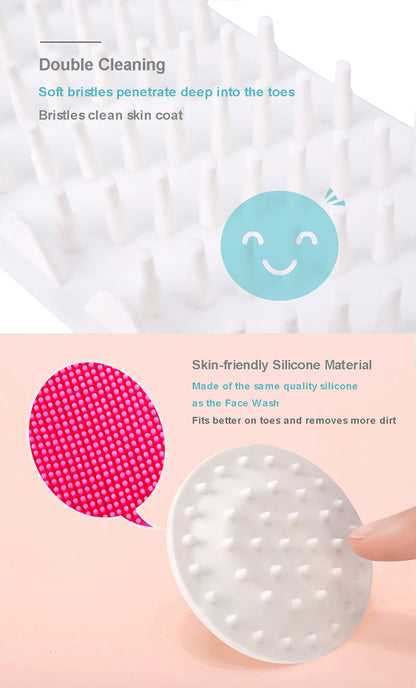Automatic Pet Dog Foot Washer Cleaner Brush Soft Silicone needle Dog Paw Wash Cleaner Cup Paw Washing Cup Washer for Dogs Cats