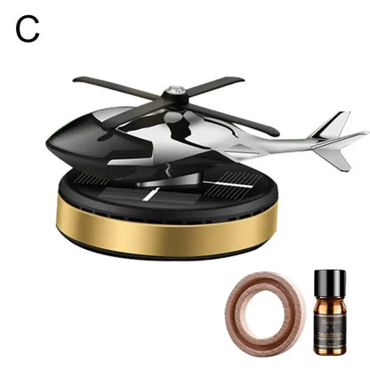 Solar Car Air Freshener Helicopter Propeller Fragrance Decor Flavoring Supplies Accessories Original Perfume Diffuser Inter X0L1