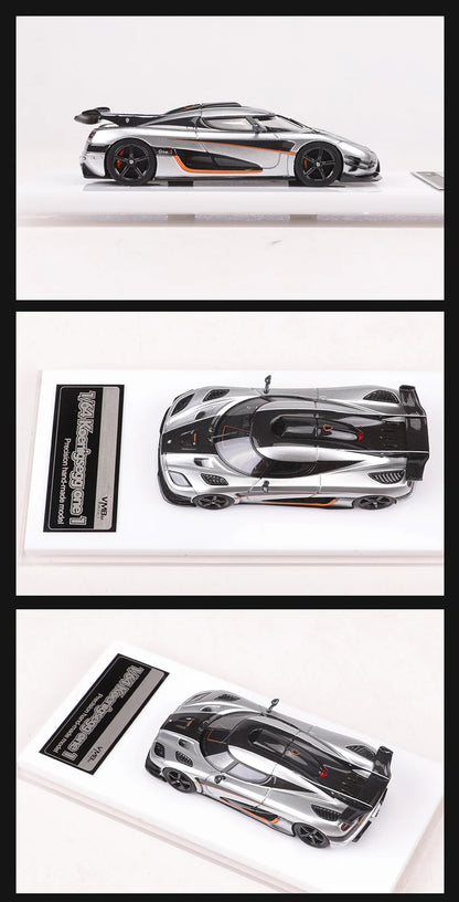 VMB 1:64  One 1 Blue/Silver Resin Model Car Limited Edition