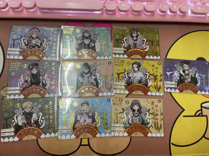 Anime Demon Slayer Kamado Nezuko Agatsuma Zenitsu Douma Akaza Sp Ssp Card Game Collection Rare Card Boy Birthday Present