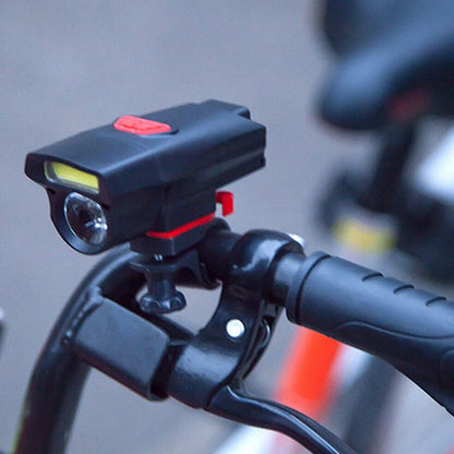 Luz LED delantera para bicicleta, luz para ciclismo, luces para bicicleta, linterna impermeable para manillar de conducción nocturna