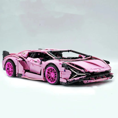 Technology Toys High-Tech Super Sport 1:8 Racing Car Model Racing Compatible Buidling Bricks High-tech Children Christmas Gifts