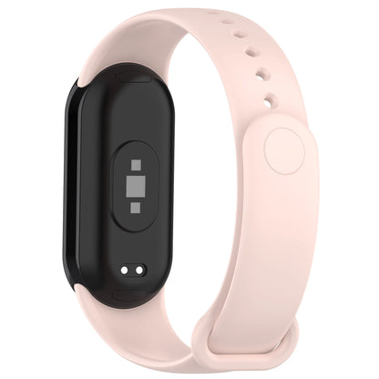 Silicone Strap For Xiaomi Smart Band 8 NFC Solid Bracelet Replacement Wristband Mi band 8 Waterproof Sport Watchband Accessories