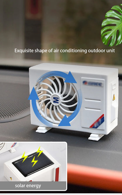 Solar Car Air Freshener Mini Air Conditioning Decorative Aromatherapy Machine Lasting Fragrance Decorative Perfume Decoration