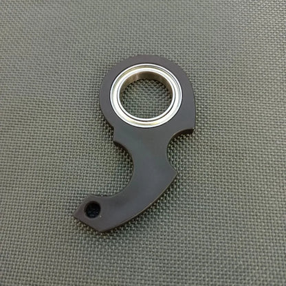 Alivia el aburrimiento Llavero Fidget Spinner Luz noctilucente Moderno Llavero giratorio con punta de dedo Creativo Anti-Ansiedad