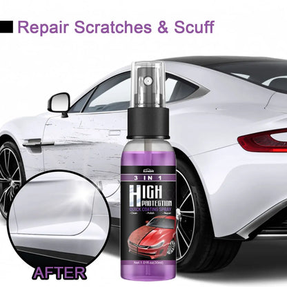 3 In 1 Car Ceramic Nano Coating Liquid Nano Crystal Hydrophobic Layer Polishing Paint Agent Car Polish Nanos Coatings 30/100ML