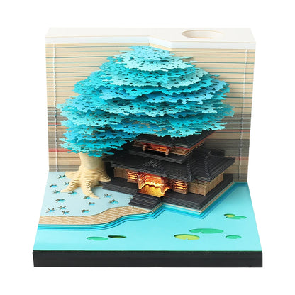 Table Calendar Tear Off Sticky Note Omoshiroi Block Custom 3D Memo Pad Notepad Christmas Funny Novelty Gifts For Children Kids