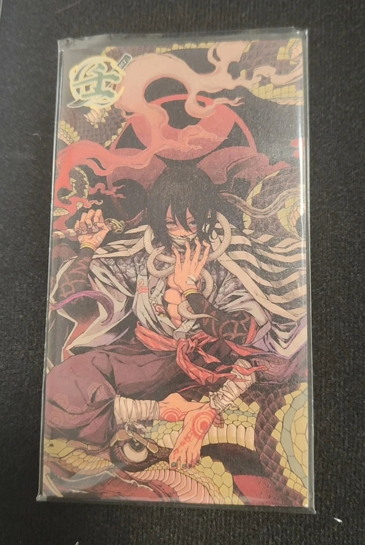 Anime Demon Slayer Quicksand Cards Kanroji Mitsuri Kochou Shinobu Iguro Obanai Uzui Tengen Collection Cards Birthday Gifts Toys