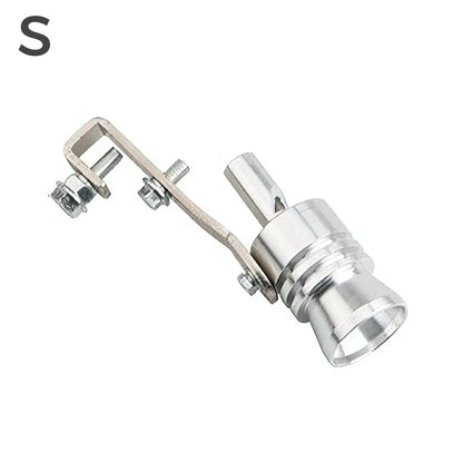 1 pieza de silbato de turbina modificado para automóvil, silbato de tubo de escape, silbato de imitación para motocicleta, silbato amplificador de sonido de escape de turbina