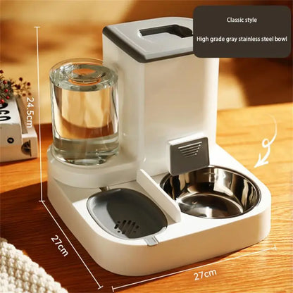 Automatic Cat Dog Feeder Drinking Fountain Water Dispenser Auto Food Bowl Pet Supplies For Dogs Cats Drop Shipping