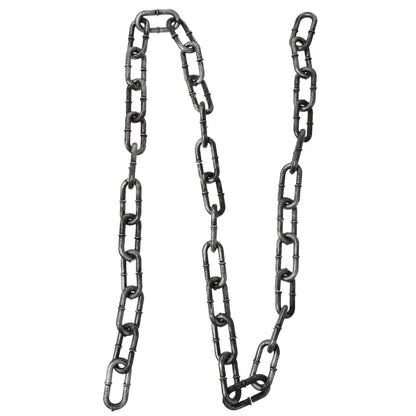 1 pieza de grilletes de Halloween, accesorio de simulación de cadena de hierro, accesorio de cadena de prisionero