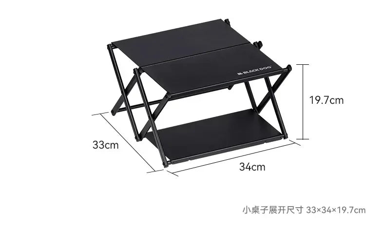 BLACK DOG Tool Storage Folding Camping Edc Multifunctional Tool Table Technological Gatgets Travel Multi-purpose Tool Telescopic