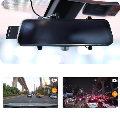 Car DVR 2.5K 10 Inch Rear View Mirror Video Recorder Dash Cam Sony Lens Ultra HD 2560*1440P Camera Streaming Rearview Mirror