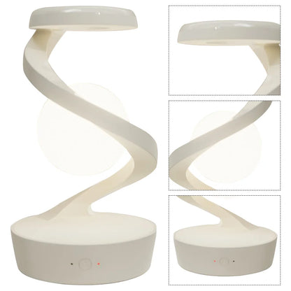 Rotating Wireless Floating Lamp RGB 3D Levitating Ball Lamp with Wireless Phone Charger Unique Desk Lamp for Office Bedroom Home