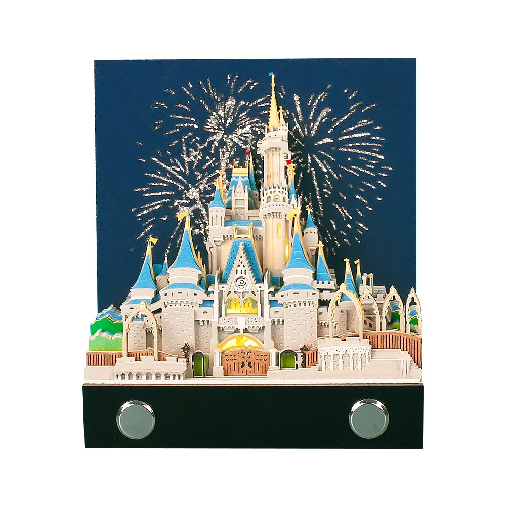 Omoshiroi 3D Note Design Castle Fairy Tale Memo Pad 3D Sticky Notes Princess Scrapbooking Kawaii Accessories Party Favors Gift