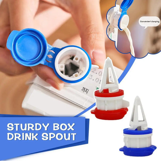 2pcs Milk Bottles Pourer Spout Pourer Milk Bottles Brick Drink Splitter Keep Drink Cool Fresh Kitchen Gadget Beverage Caps