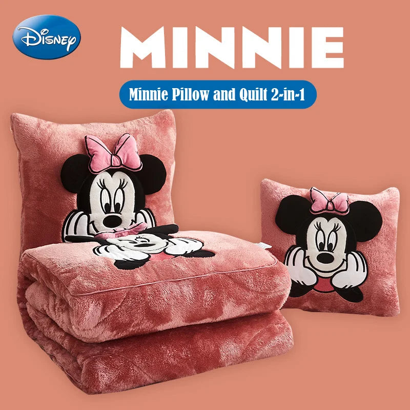 Autumn and Winter 2024 New Disney Double-Sided Arctic Cashmere Steedy Thicker New Throw Pillow Is Weighted Long Christmas Gift