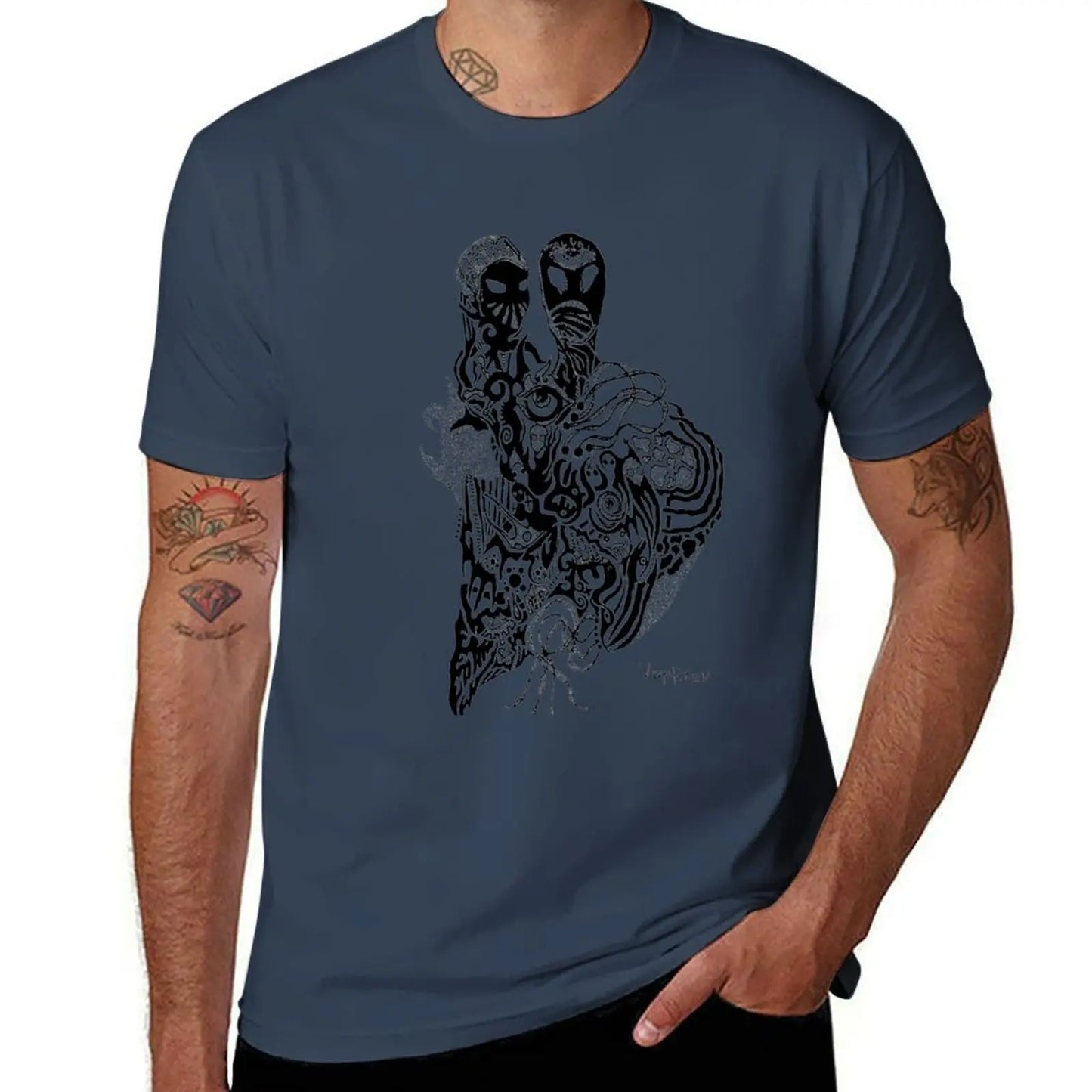 stopmotion buds T-shirt korean fashion customs mens t shirt