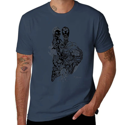 stopmotion buds T-shirt korean fashion customs mens t shirt