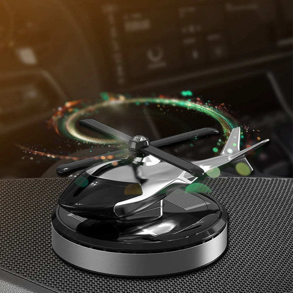 Solar Plane Car Air Freshener Car Fragrance Perfume Fresh Vent Air Aromatherapy Dashboard Handrail box Decoration Aroma Diffuser